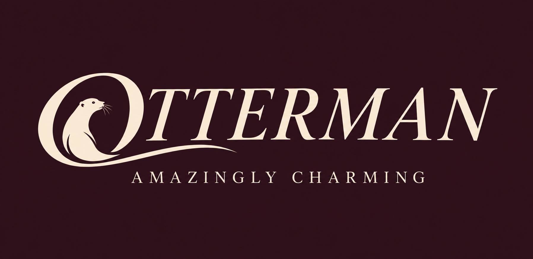 Otterman — Amazingly charming. An otter nestles inside the O.